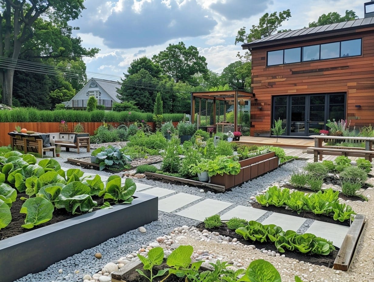 A perennial vegetable garden