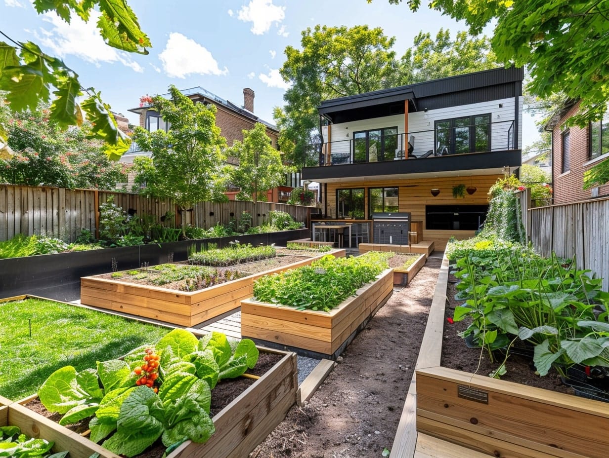 Rotation of different crops, vegetables, fruits and legumes in a garden