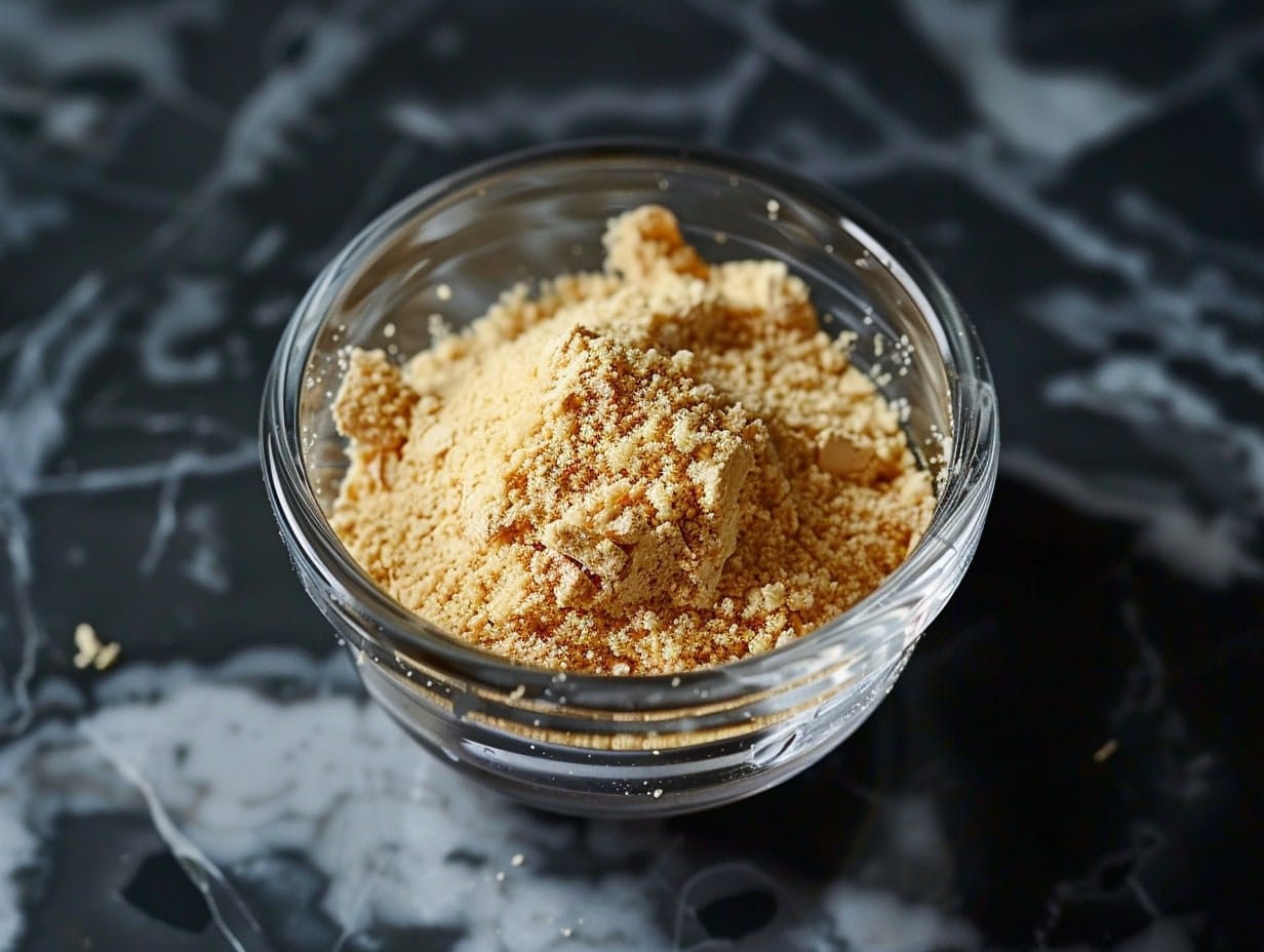 asafoetida in a small glass bowl