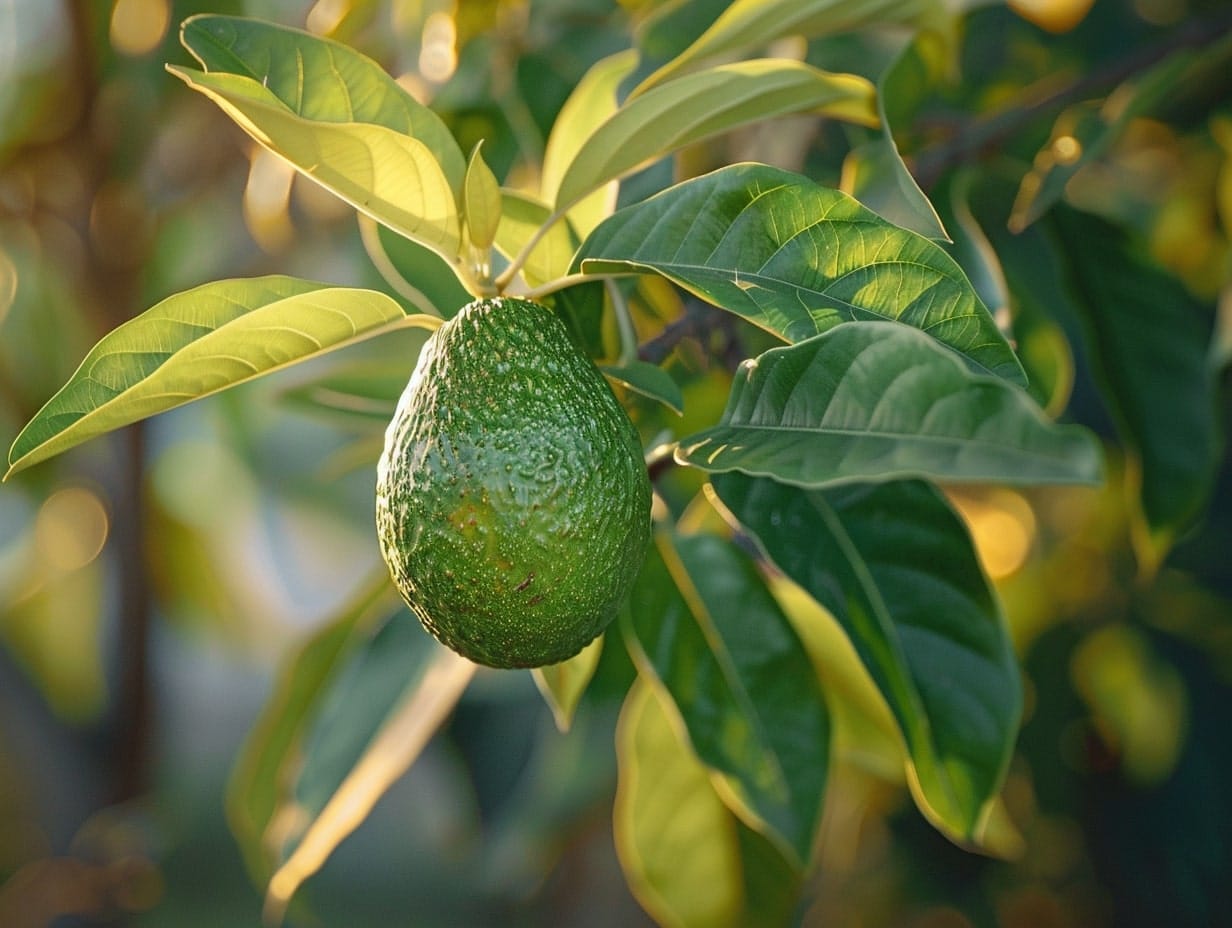 an avocado plant