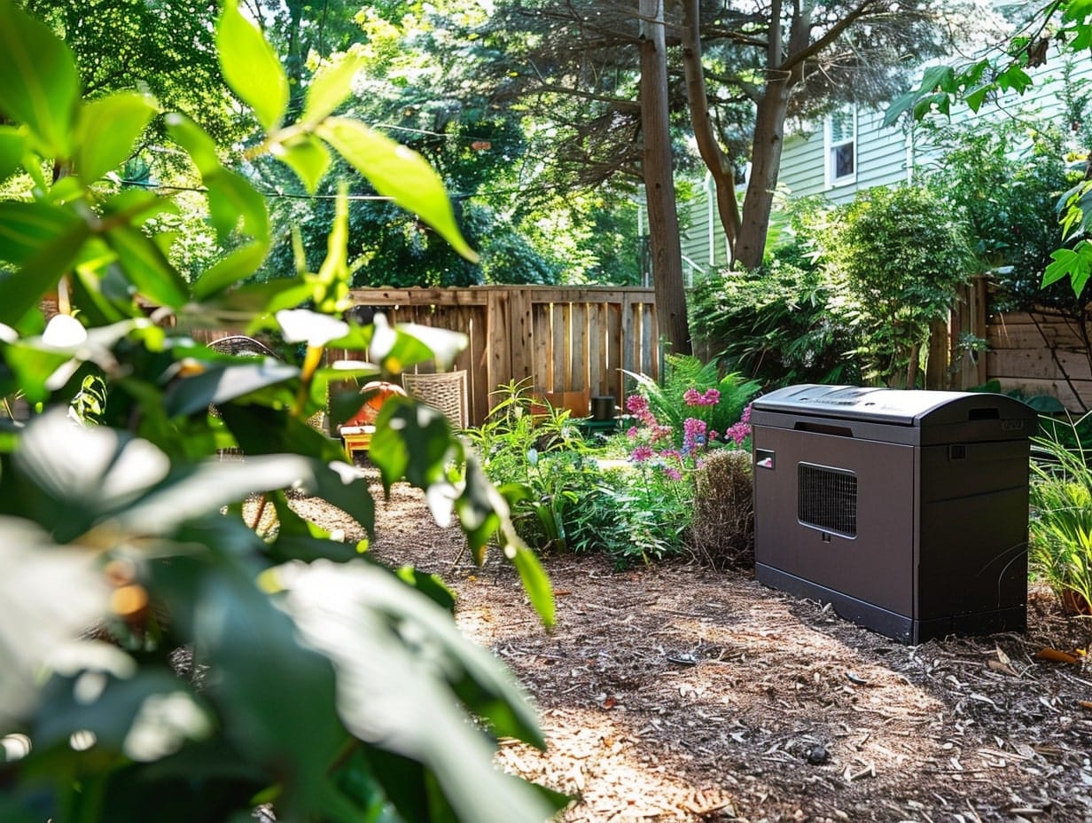 compost bin in a backyard garden