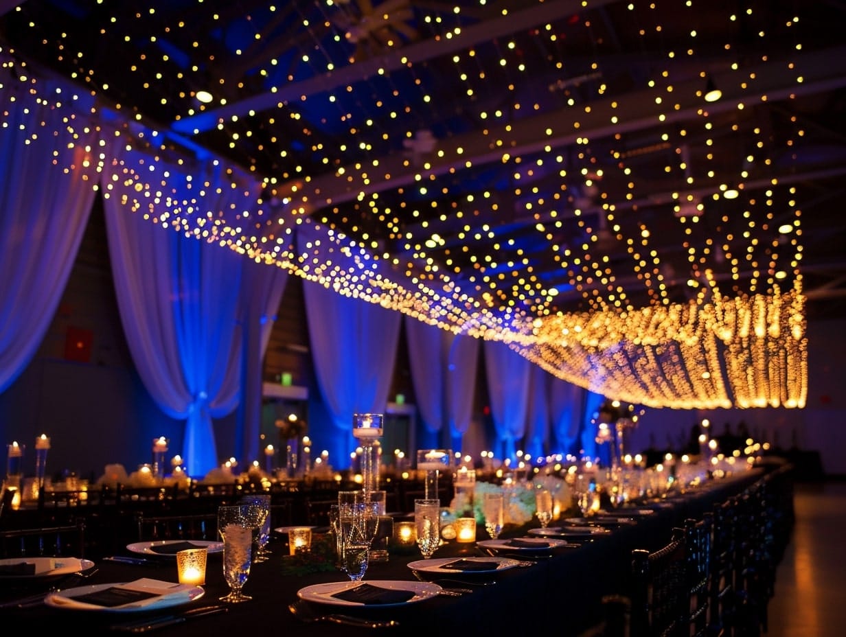 Drape Lights for a Starry Night Effect 