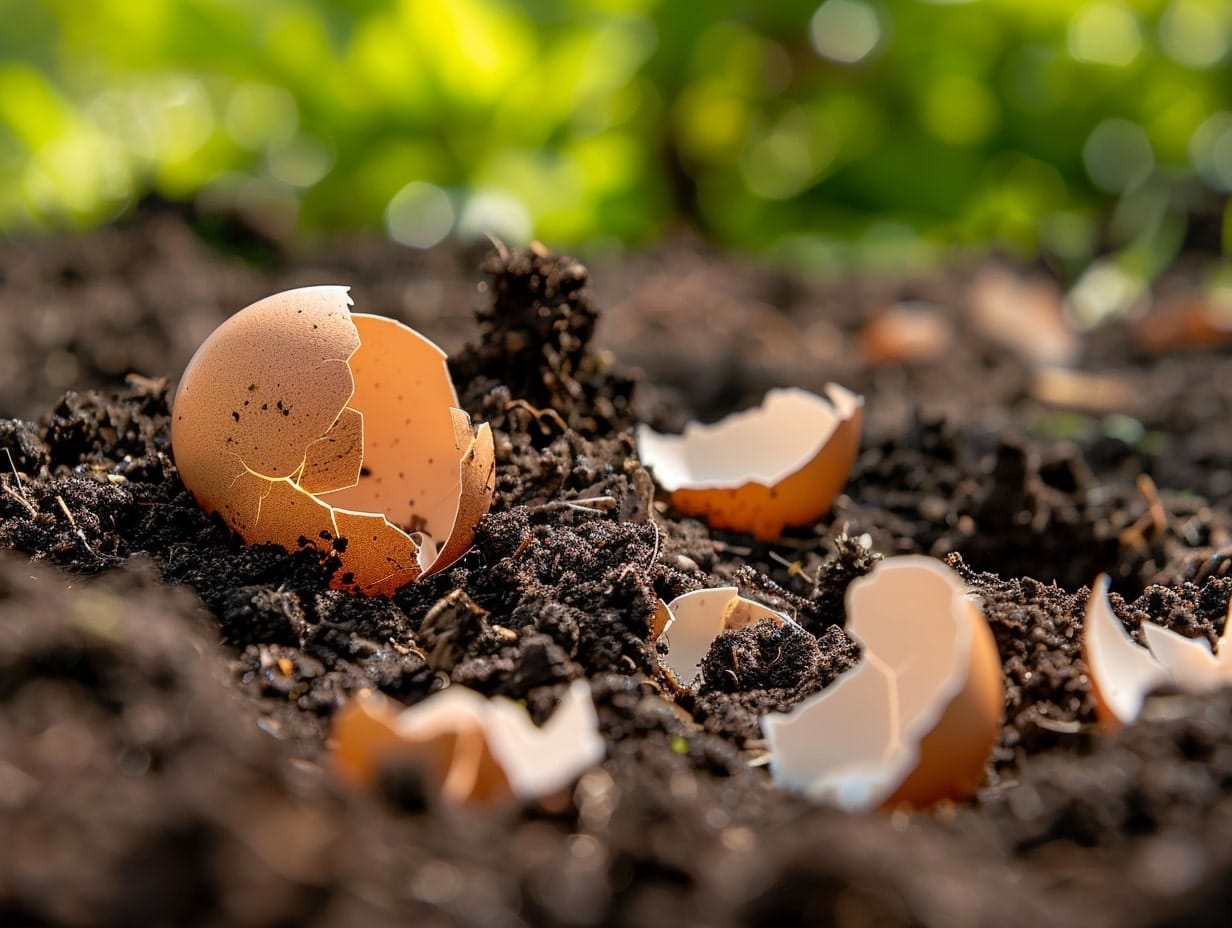 eggshells in soil