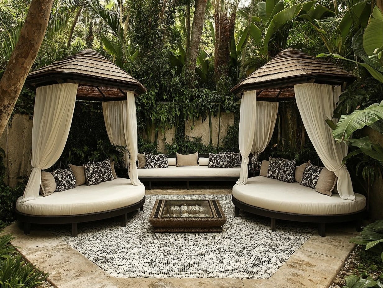 Outdoor Room with a Luxurious Daybed