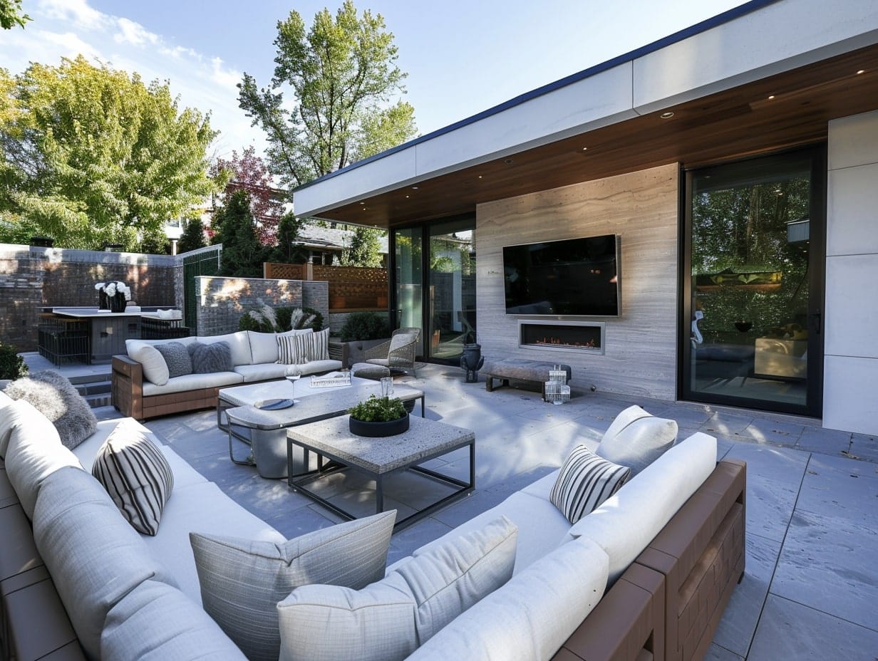 Outdoor Room with Elegant Seating