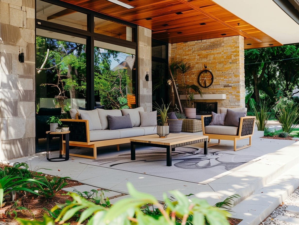 patio with Outdoor Living Room