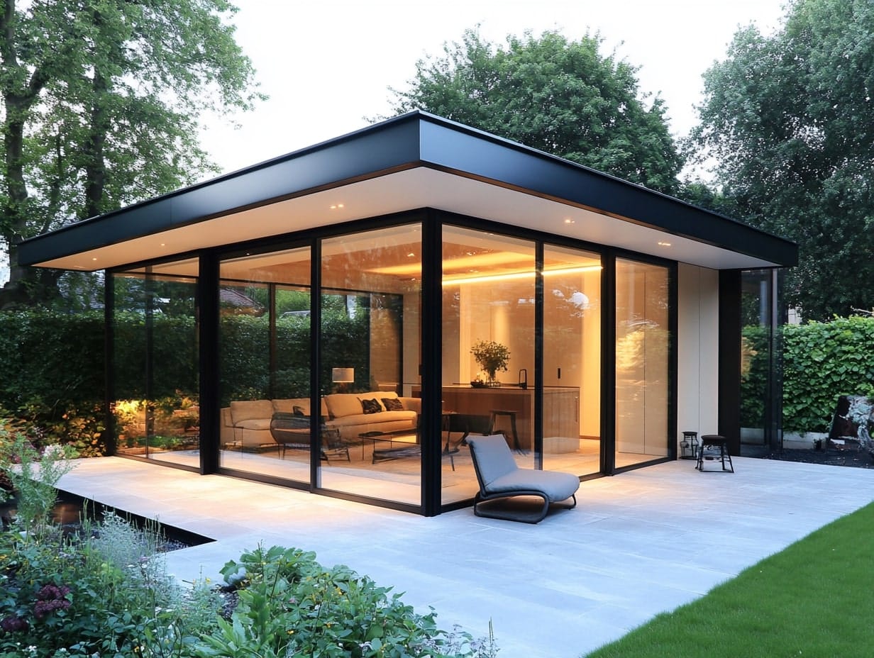 glass garden room