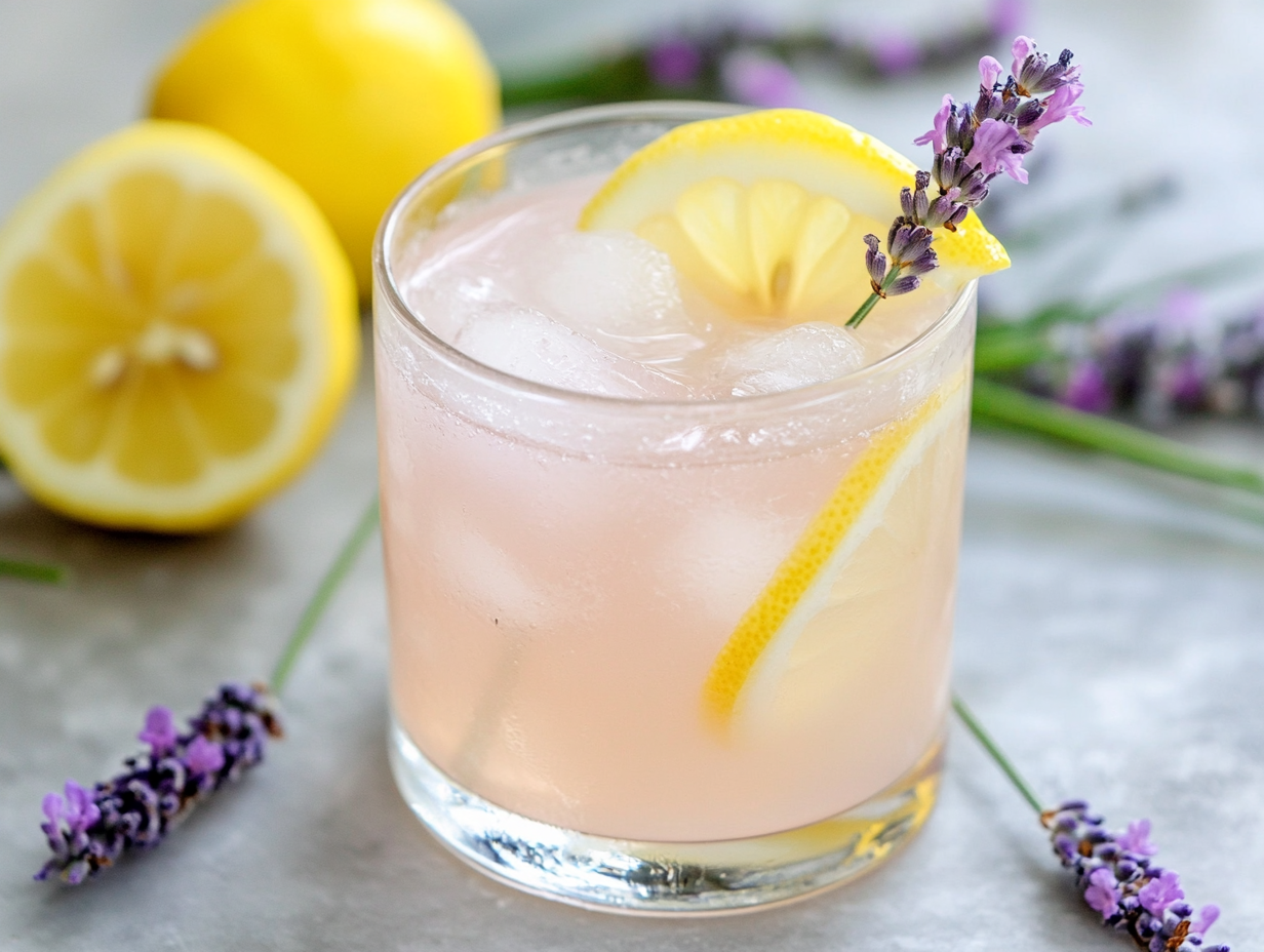 lavender lemonade cocktail