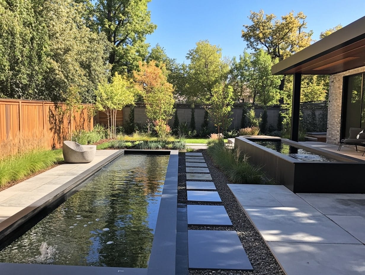 Reflecting Pools and Linear Water Features for Tranquility