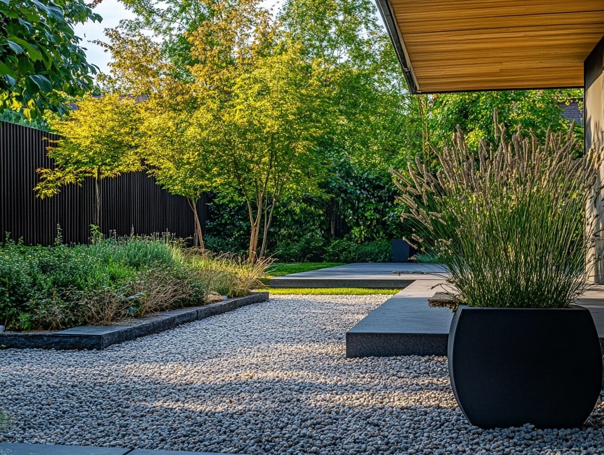 Zen-Inspired Garden Corners with Gravel and Minimalist Plantings