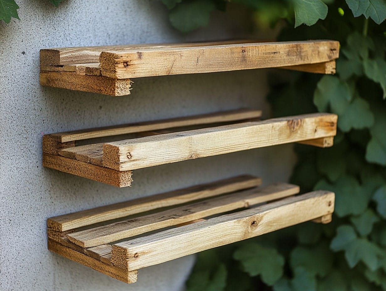 Pallet Wood Shelves