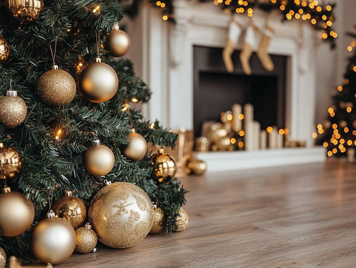 Gold and Metallic Accents for Christmas