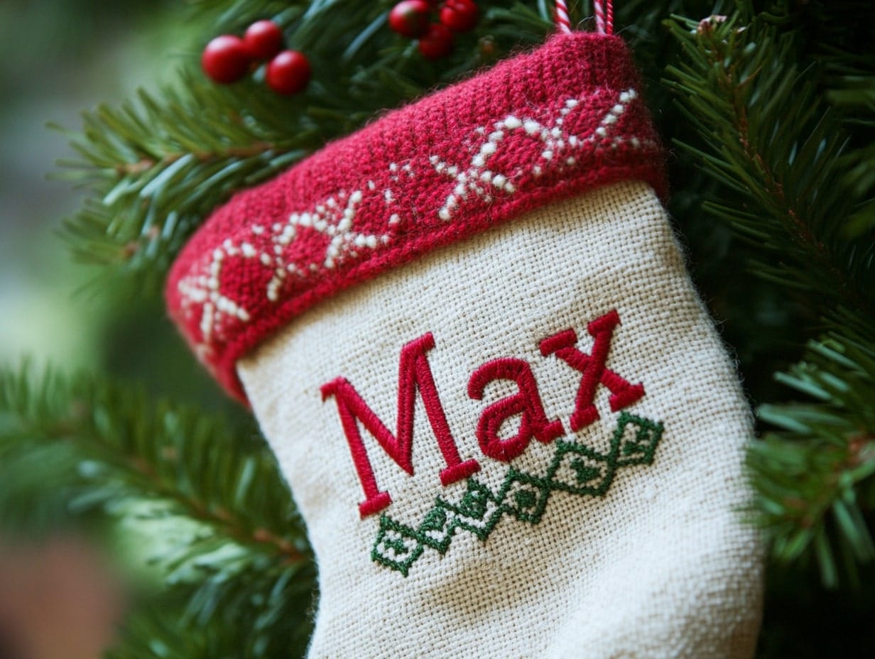 Personalized Stockings for Christmas