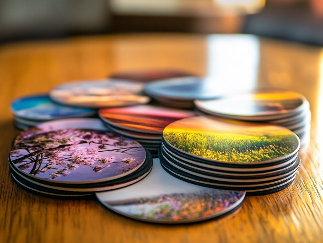 Custom Photo Coasters