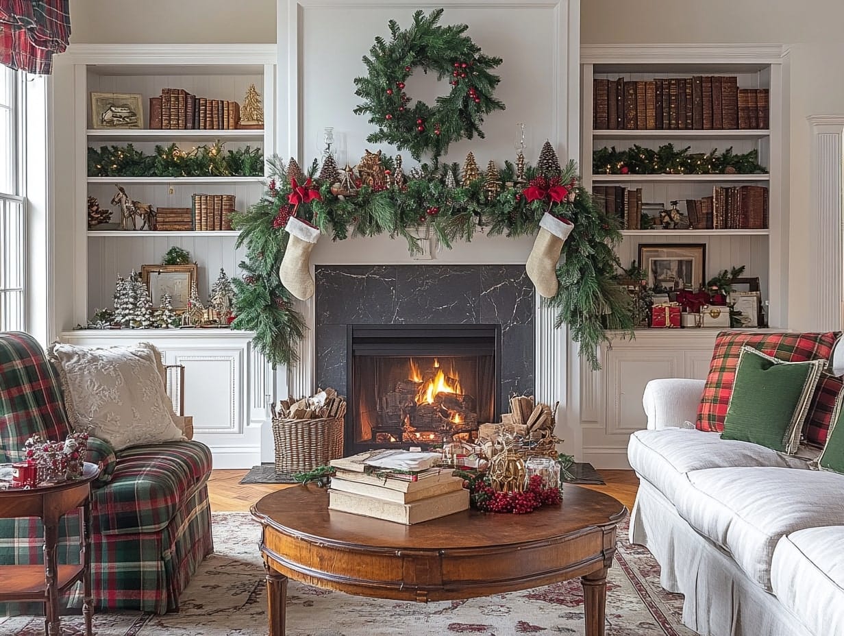 Plaid and Tartan Accents for Christmas