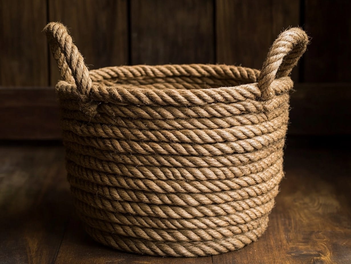 Rope Basket for Storage