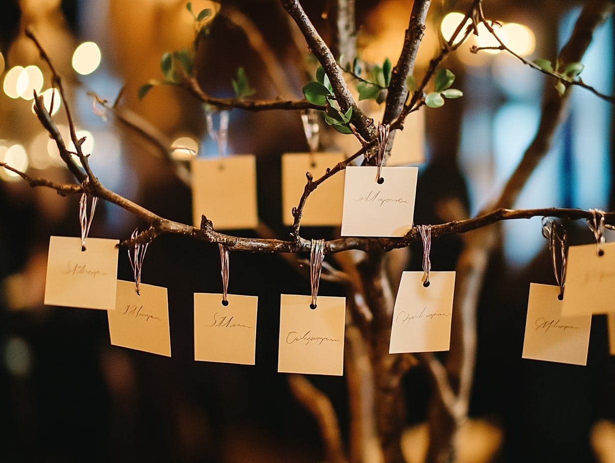 Natural Branch Place Cards