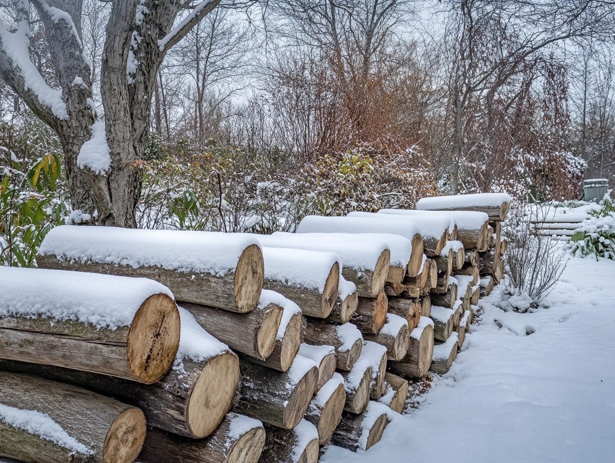 Decorative Log Stacks