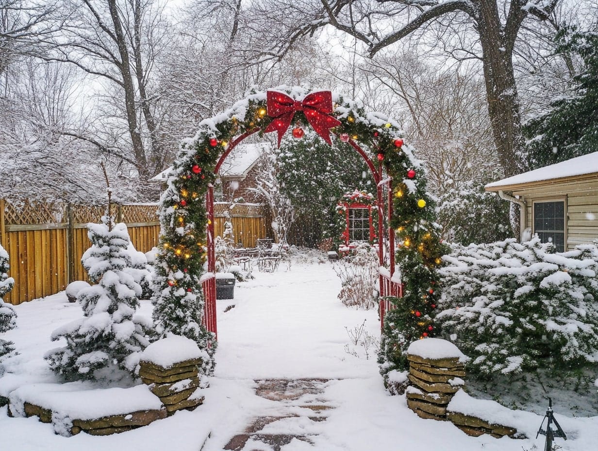 Festive Garden Arch