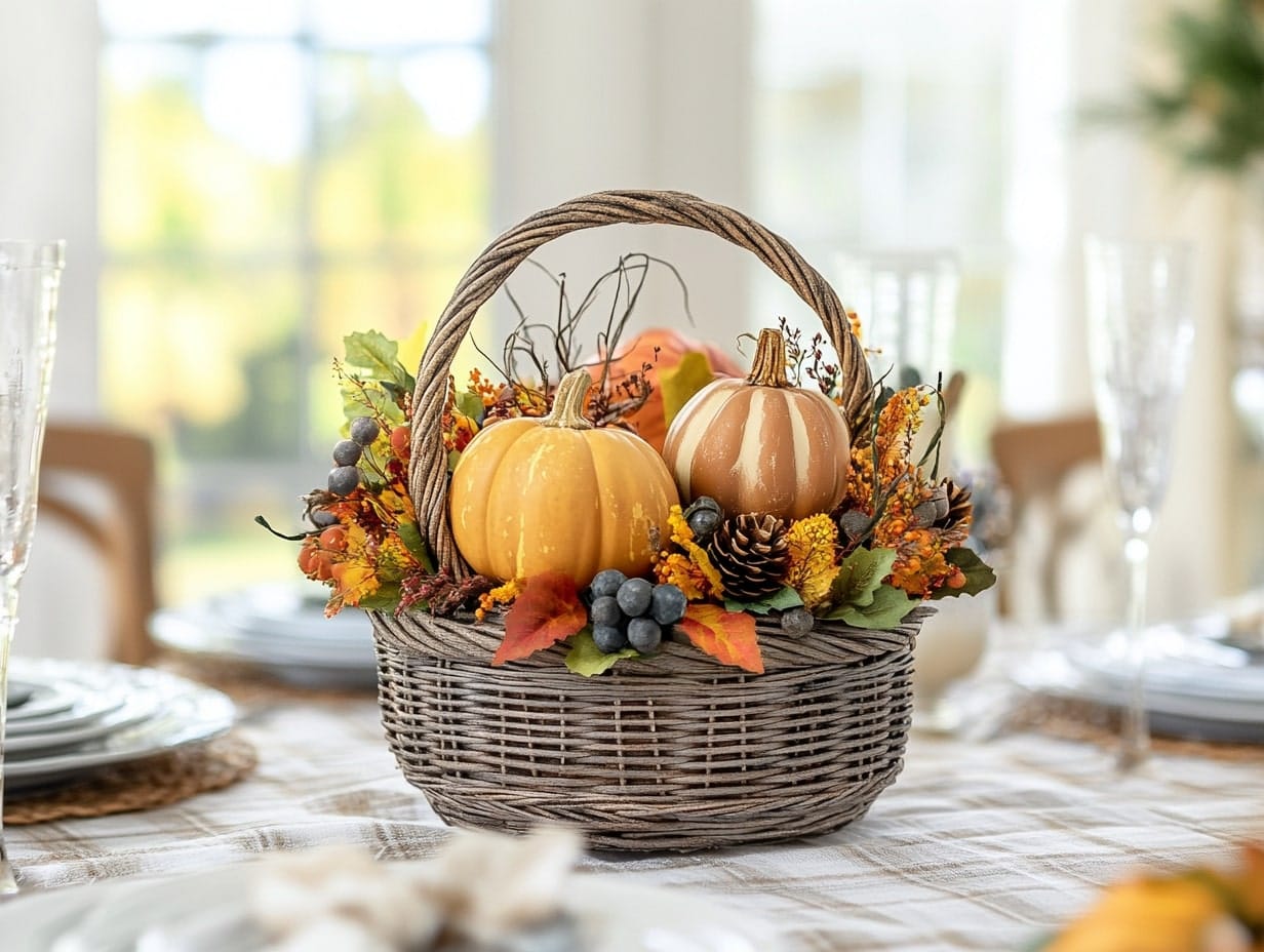 Harvest Basket Display