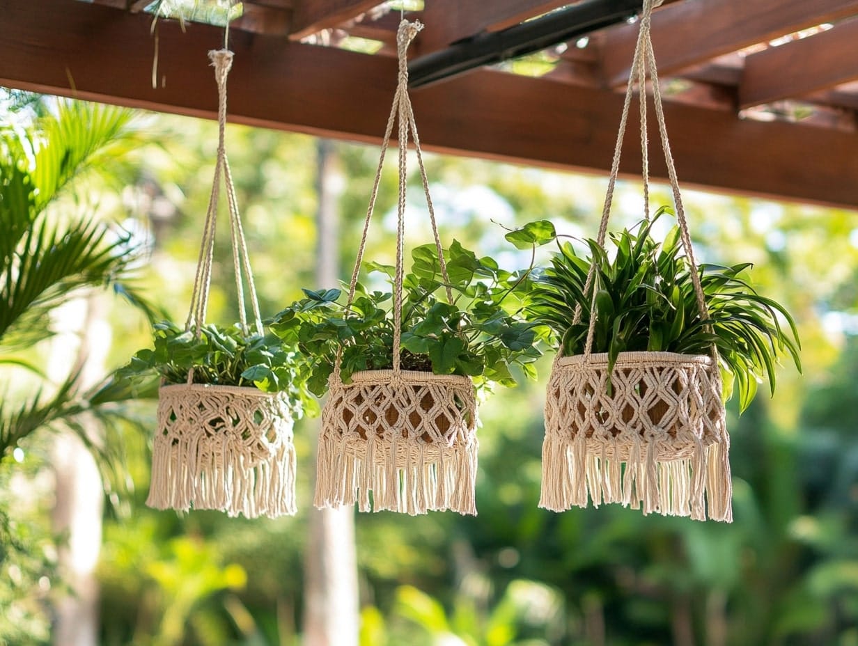 Macramé Hanging Planters