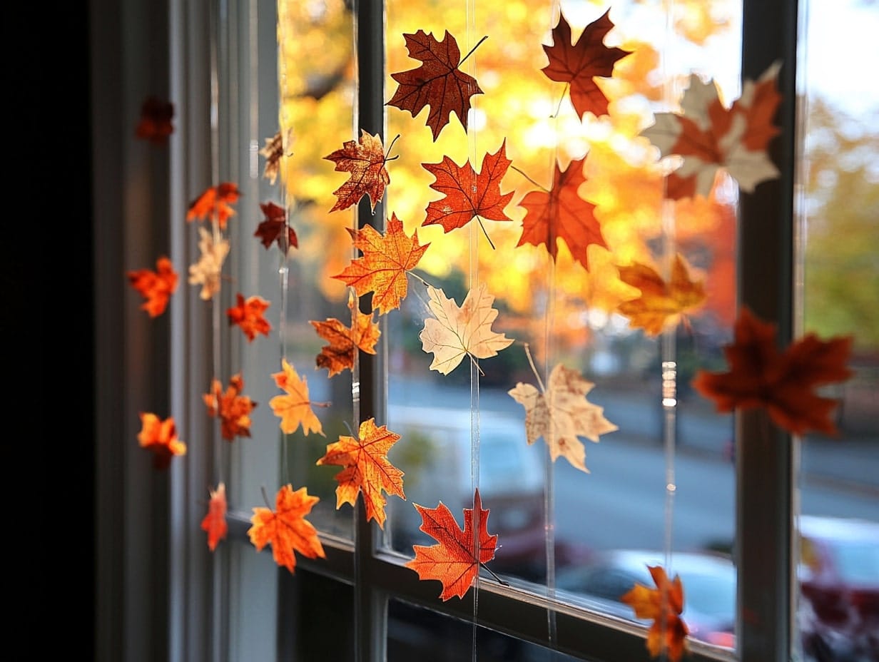 Maple Leaf Window Decor