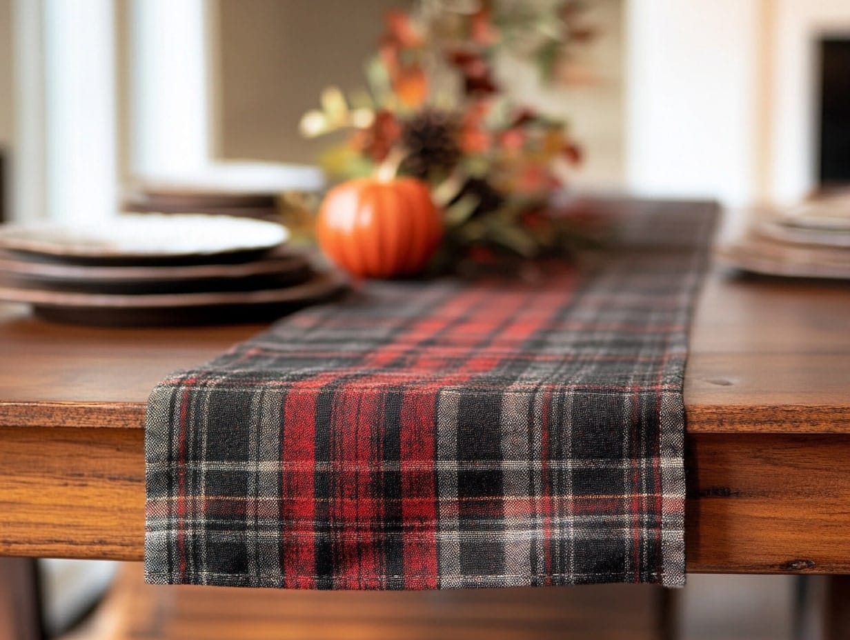 Plaid Table Runner