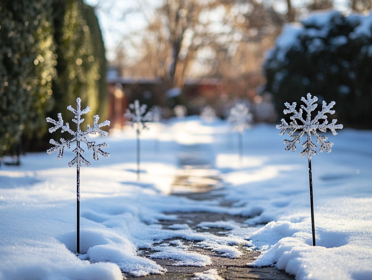 Snowflake Path Markers