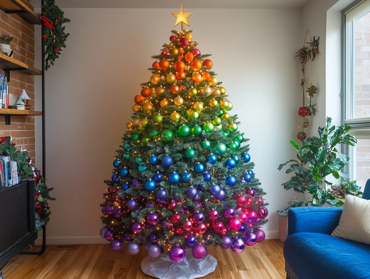 Rainbow Gradient Tree