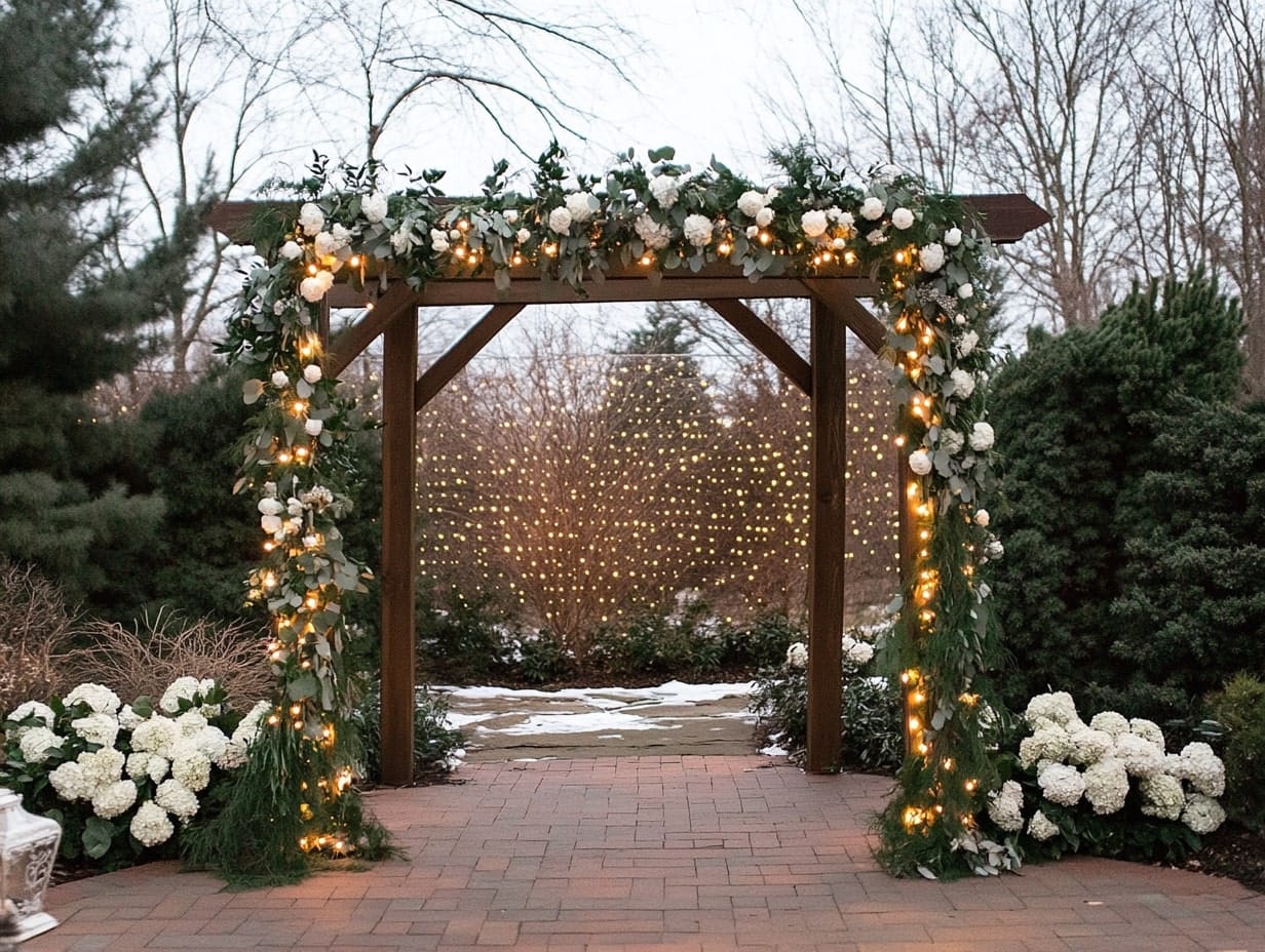 Evergreen Ceremony Arch