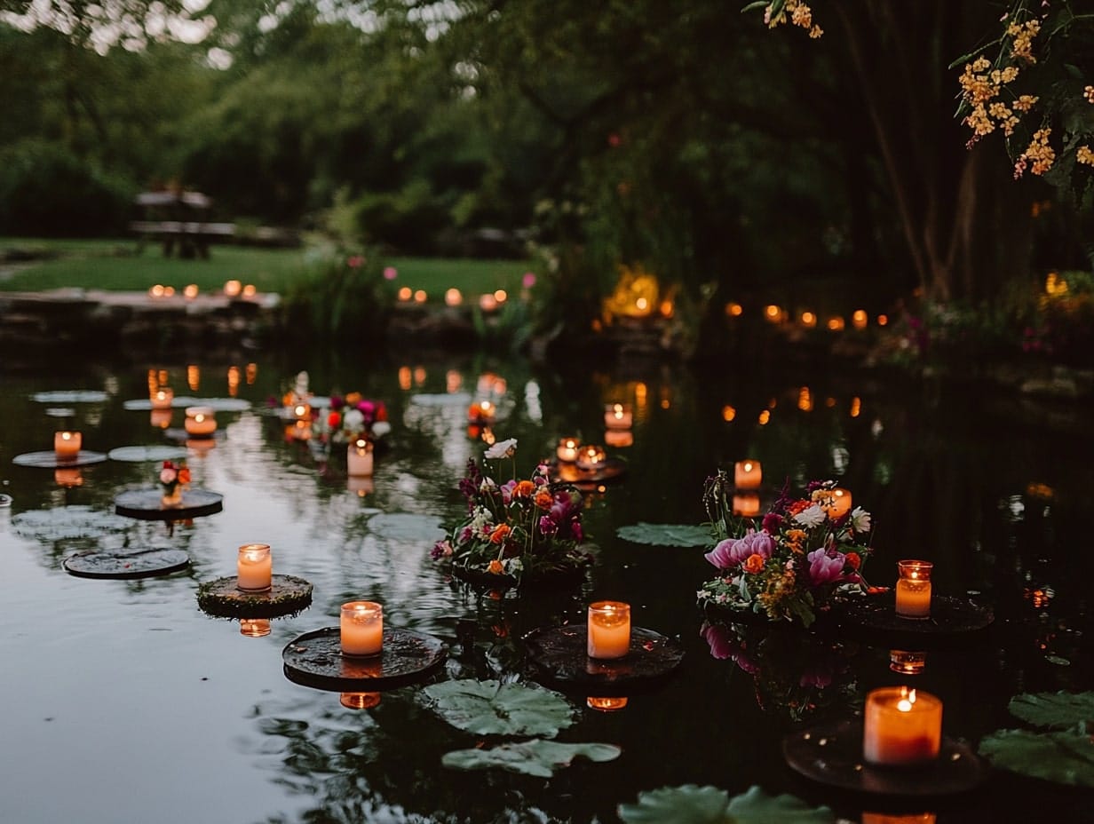 Floating Floral Installations