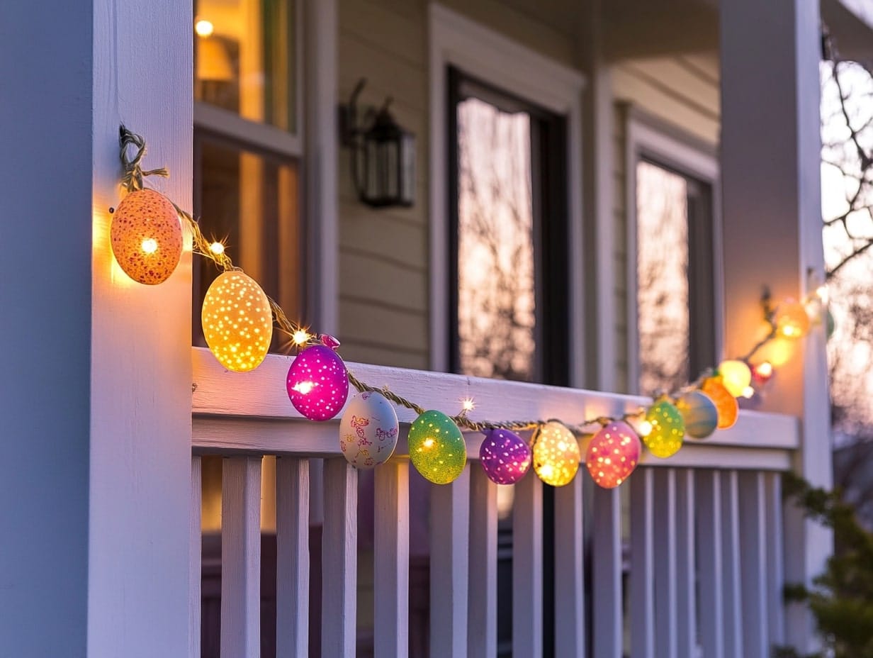 Light-Up Egg Garland