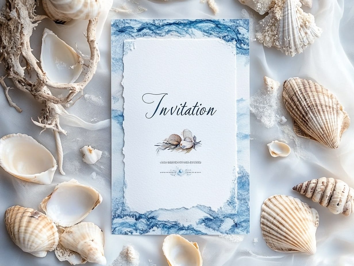 Water-Themed Invitations