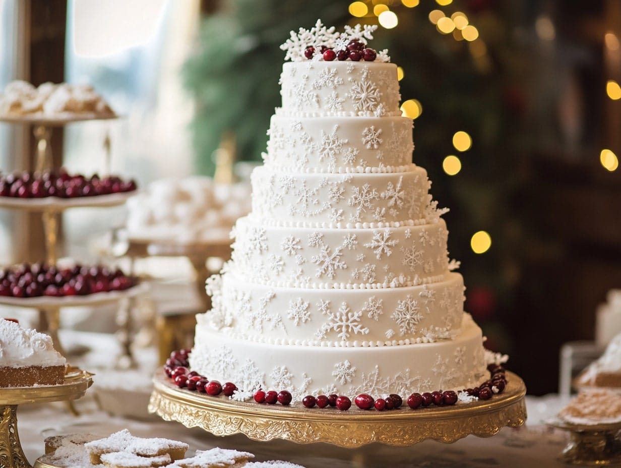 Seasonal Wedding Cake