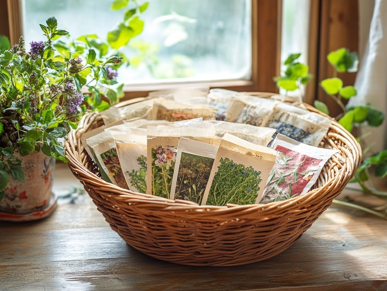 Garden-Themed Basket