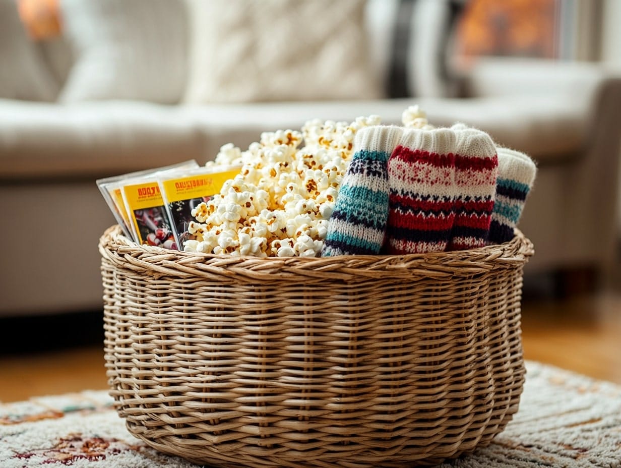 Movie Night Basket