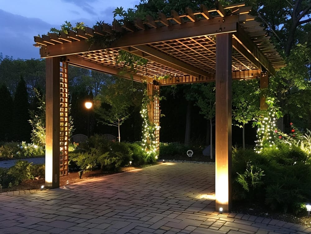 18 Pergola Lighting Ideas for Your Yard Garden.Lighting