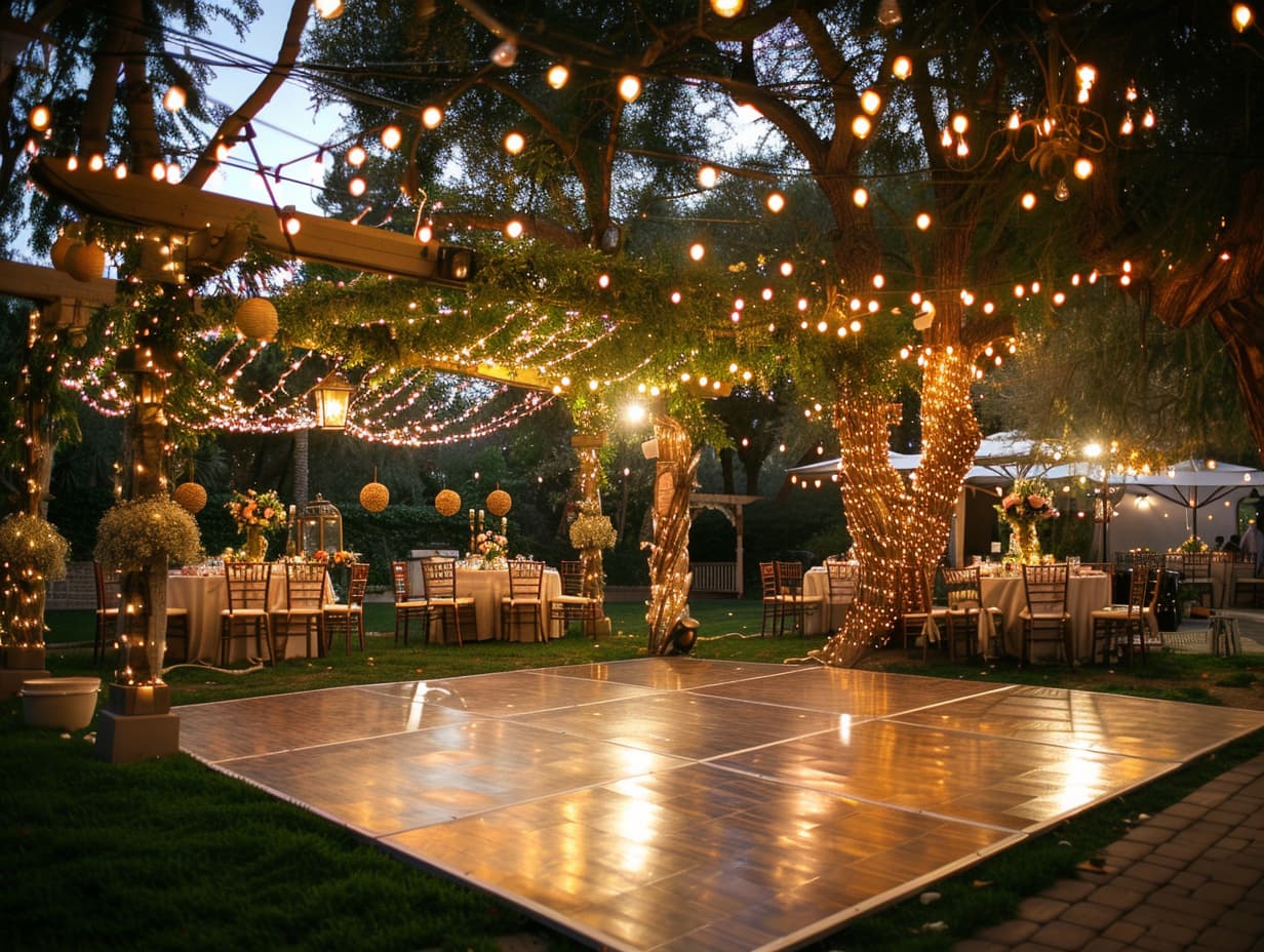 14 Creative DIY Outdoor Wedding Dance Floor Ideas