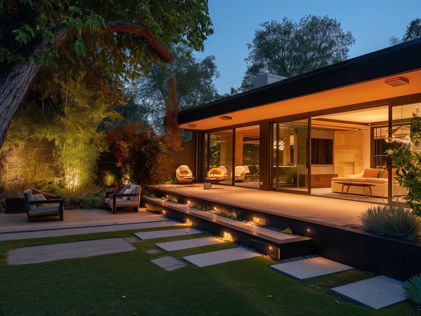 backyard lighting design ideas