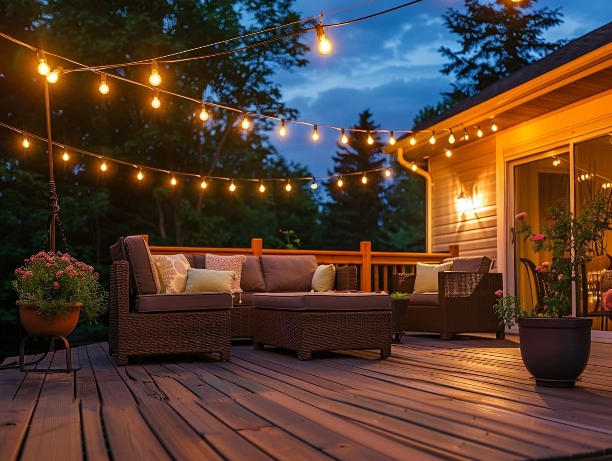 Deck lighting ideas 