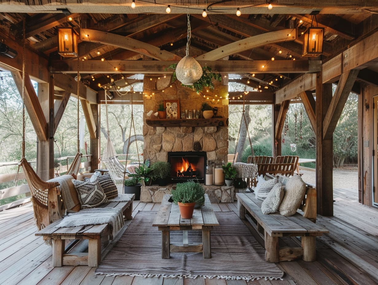 cozy covered patio ideas