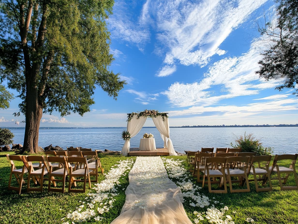 water wedding ideas